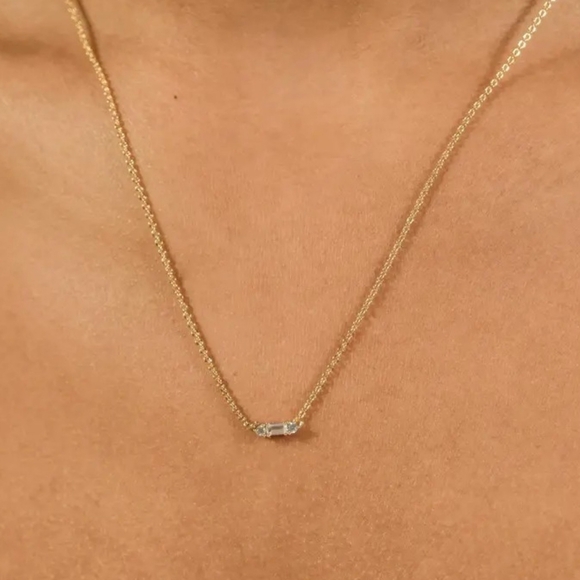 Sterling Forever Amara CZ Pendant Necklace - Picture 3 of 8